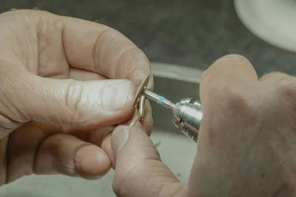 Professionally repairing Diamond earrings