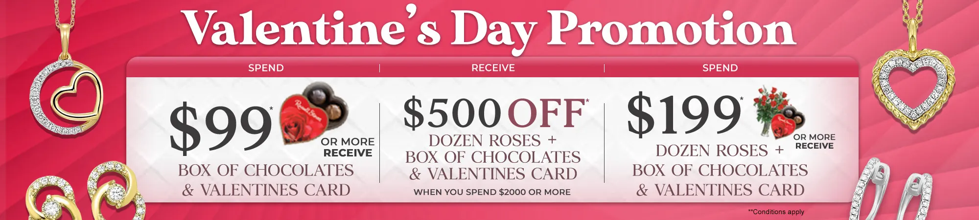 Valentine's Day Special Offers at HELMUT the Jeweler