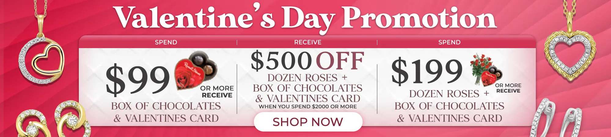 Valentine's Day Special Offers at HELMUT the Jeweler
