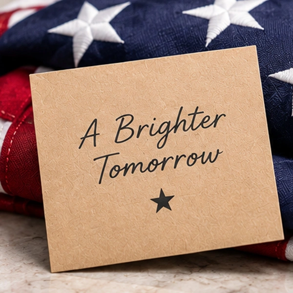 American flag representing the veteran give-back promotion
