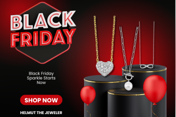 Black Friday jewelry sale with necklaces