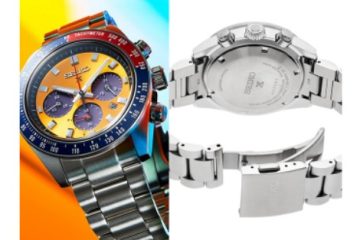 Men’s Seiko watches and silver necklaces