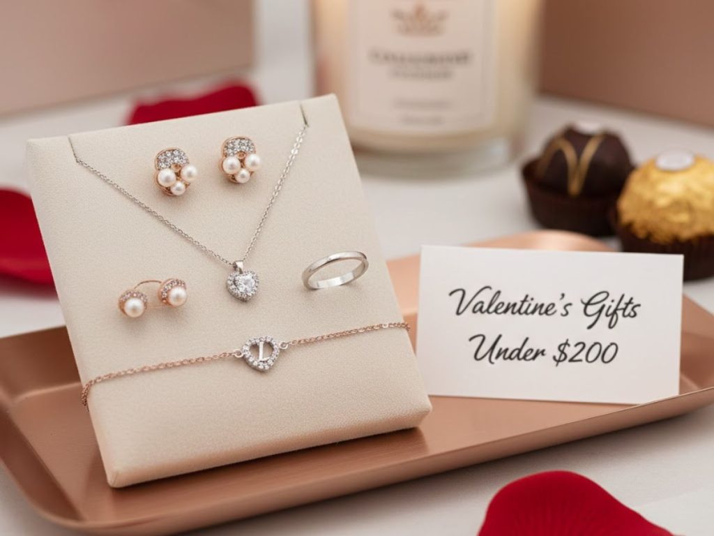 Valentine jewelry gifts under $200