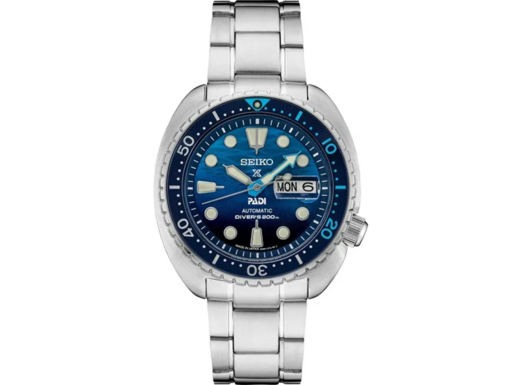 Seiko PADI automatic diver watch blue dial
