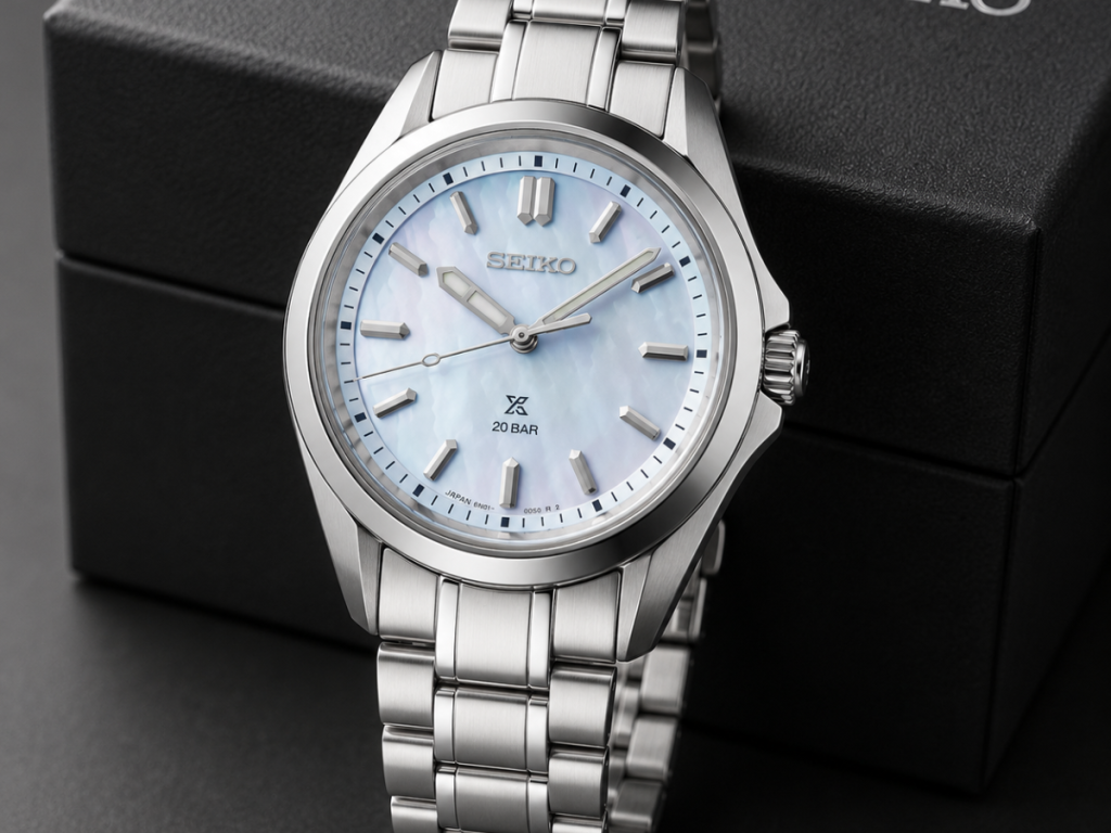 Seiko Ladies Watch with Mother of Pearl Dial Bracelet