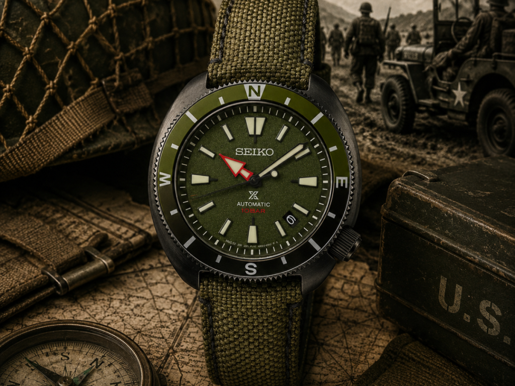 Seiko field watch inspired by military exploration history