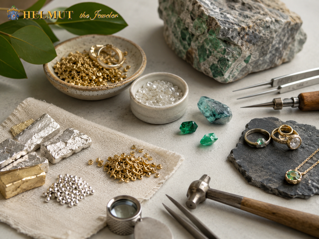 Responsible jewelry sourcing with gold and gemstones