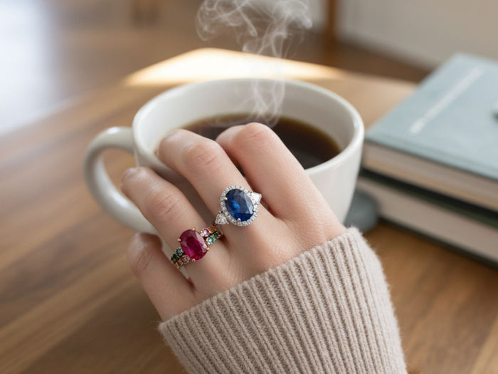 Gemstone Rings: A Pop of Color for Your Wardrobe