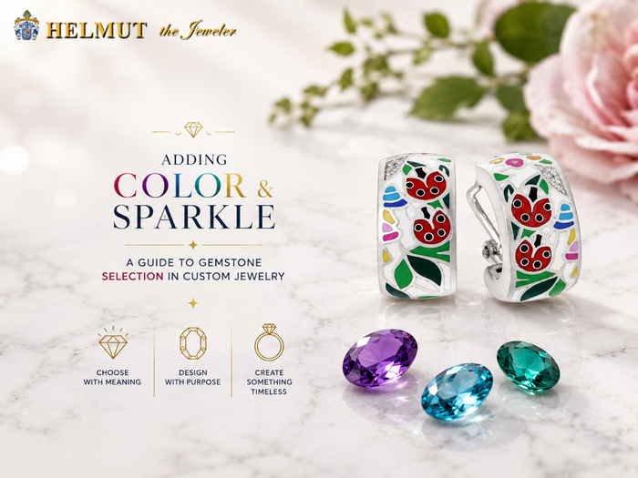 Adding Color and Sparkle: A Guide to Gemstone Selection in Custom Jewelry
