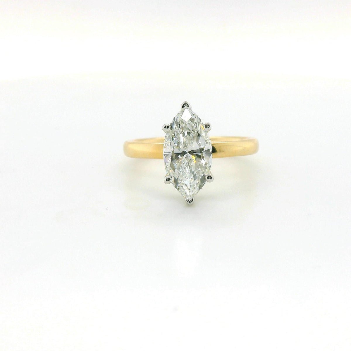 Perfect Love 2.05ct Marquise Lab Diamond Ring