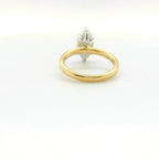 Perfect Love 2.05ct Marquise Lab Diamond Ring