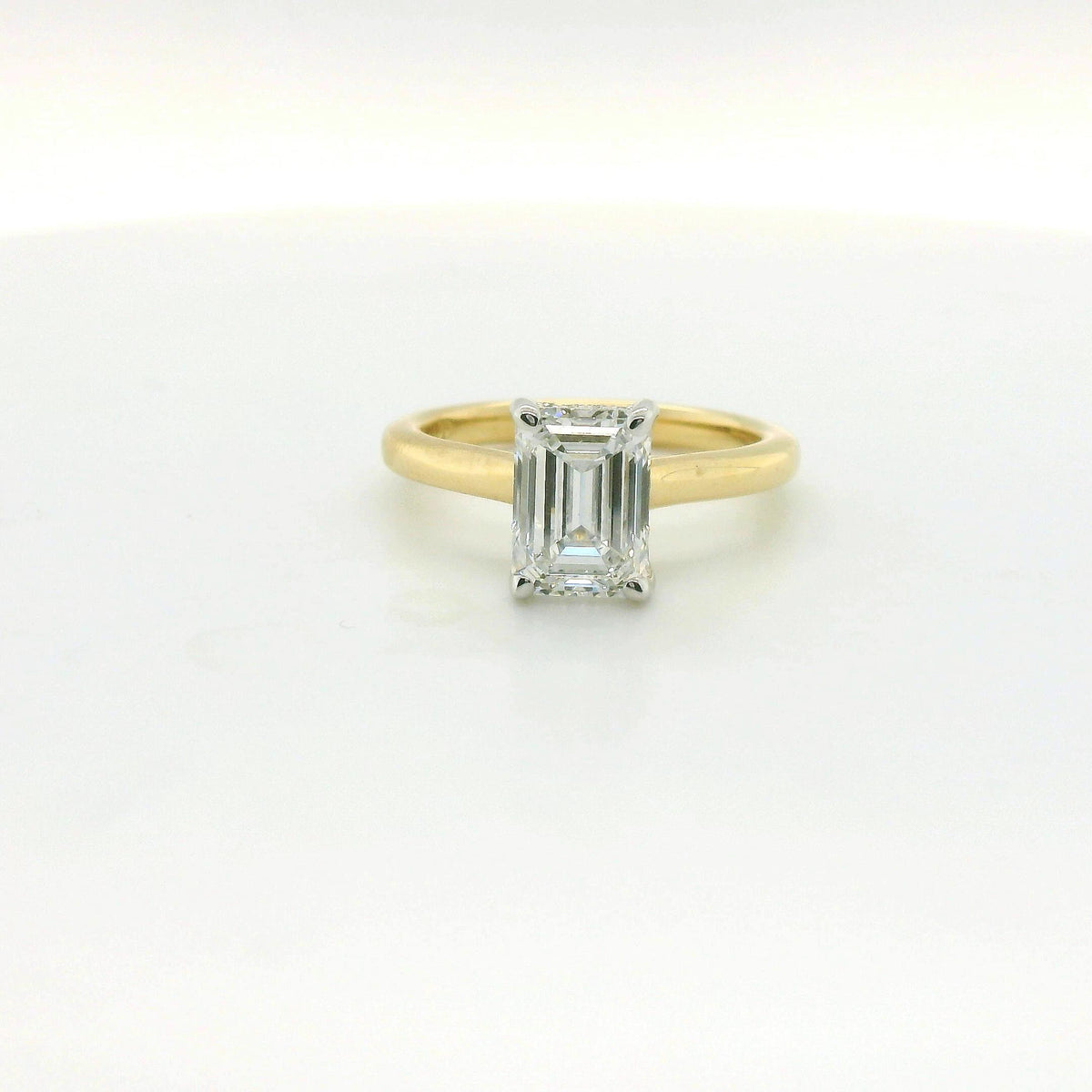 Perfect Love 2.06ct Emerald Lab Diamond Ring