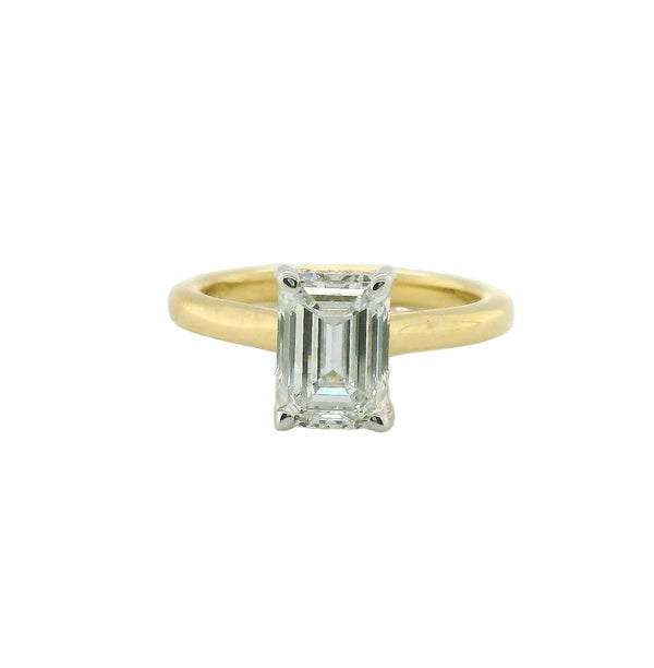 Perfect Love 2.06ct Emerald Lab Diamond Ring