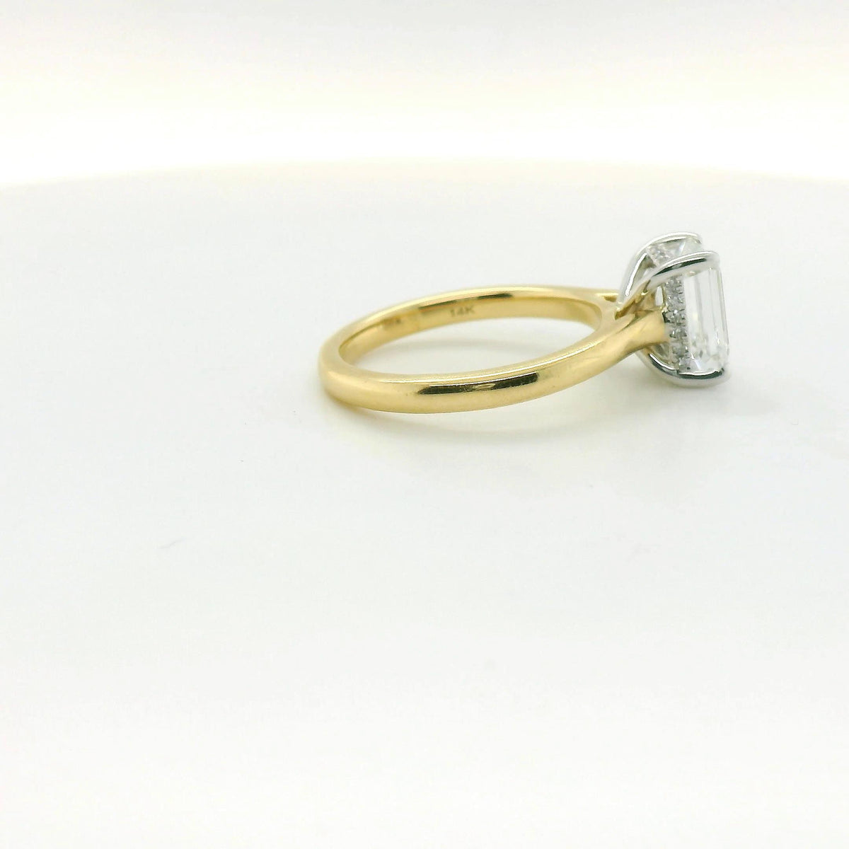 Perfect Love 2.06ct Emerald Lab Diamond Ring