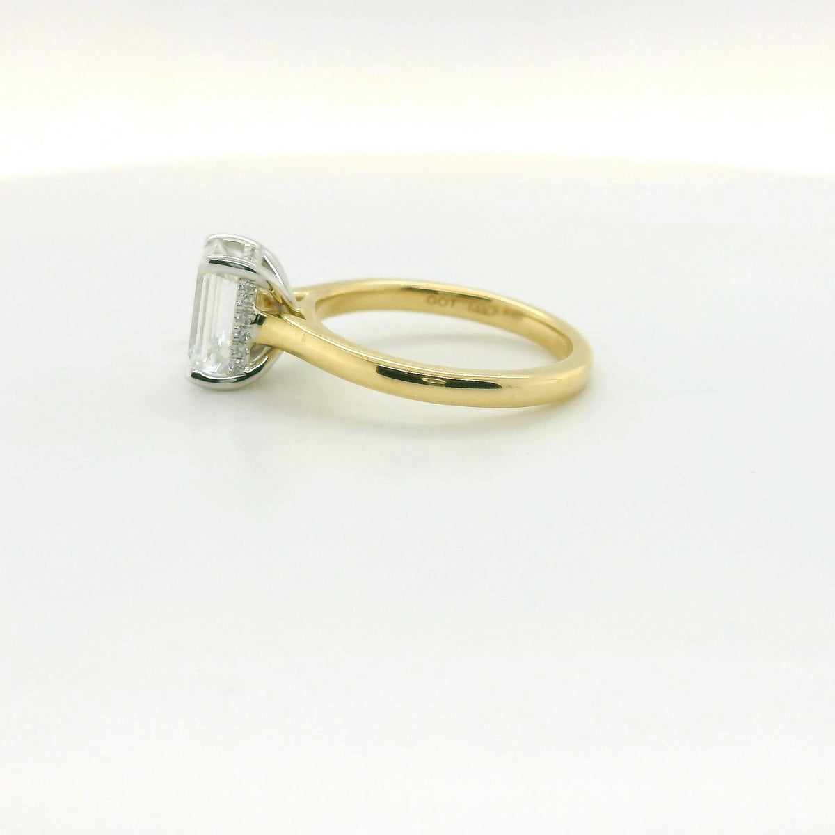 Perfect Love 2.06ct Emerald Lab Diamond Ring