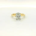 Perfect Love 2.06ct Oval Lab Diamond Ring