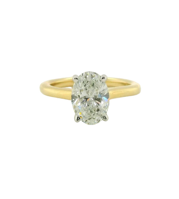Perfect Love 2.06ct Oval Lab Diamond Ring
