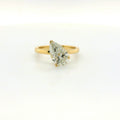 Perfect Love 2ct Pear Diamond Engagement Ring