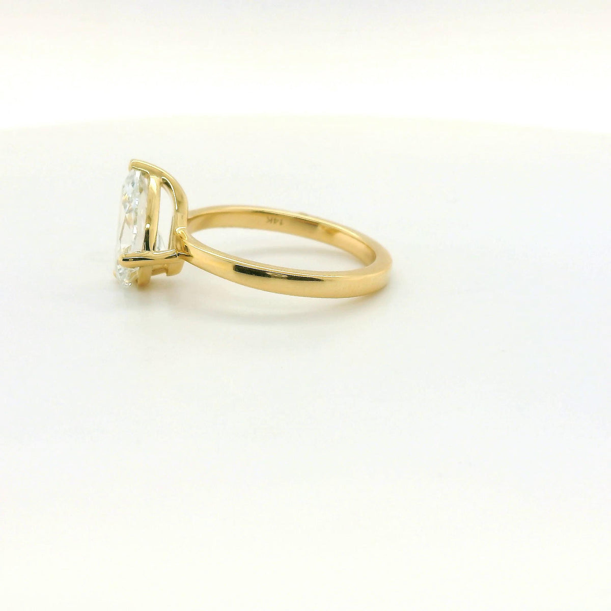 Perfect Love 2ct Pear Diamond Engagement Ring