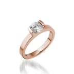 Delicia Solitaire Yellow Gold Engagement Ring