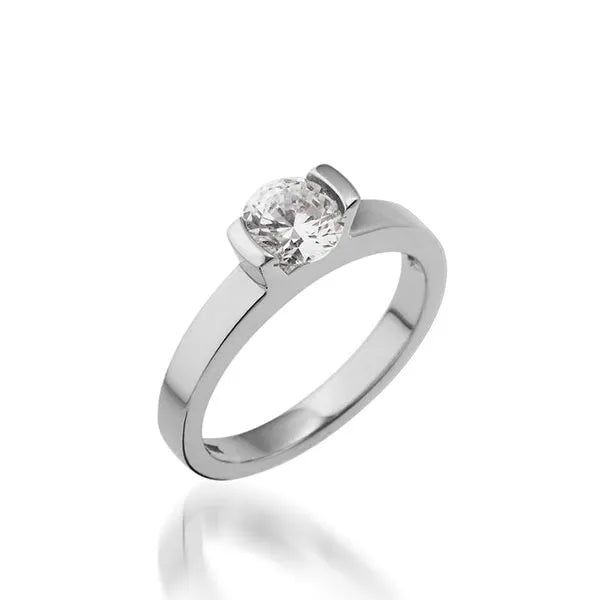 Delicia Solitaire Yellow Gold Engagement Ring