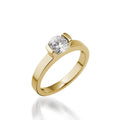 Delicia Solitaire Yellow Gold Engagement Ring