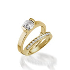Delicia Solitaire Yellow Gold Engagement Ring