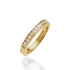 Delicia Solitaire Yellow Gold Engagement Ring