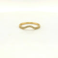 Perfect Love .08ct Contour Diamond Band