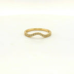 Perfect Love .08ct Contour Diamond Band