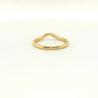 Perfect Love .08ct Contour Diamond Band