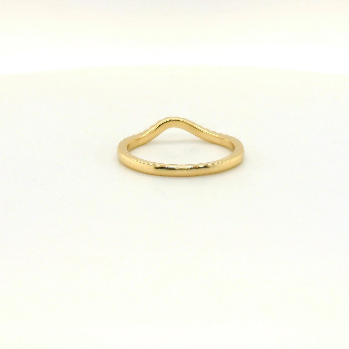 Perfect Love .08ct Contour Diamond Band