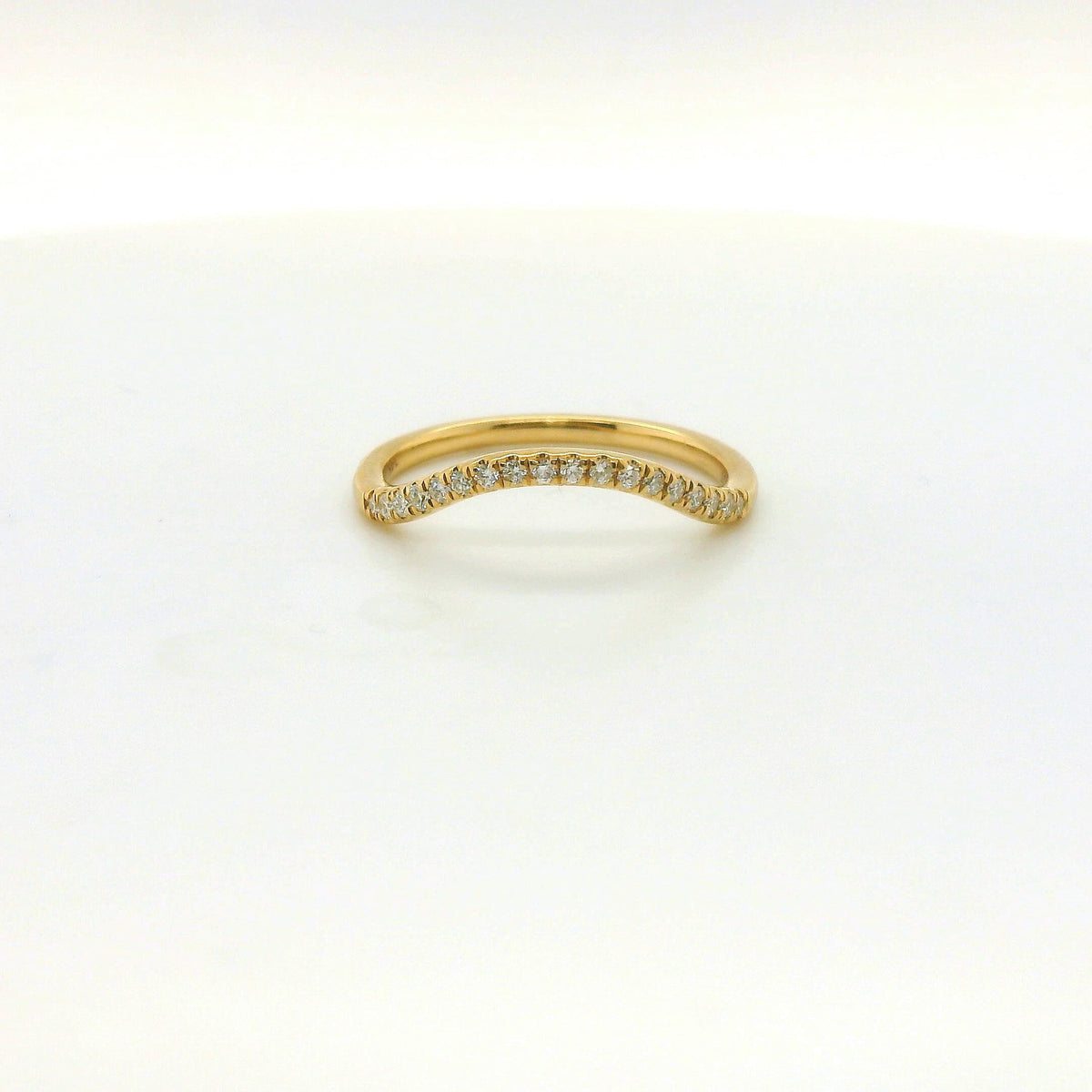 Perfect Love .13ct Lab Diamond Contour Band