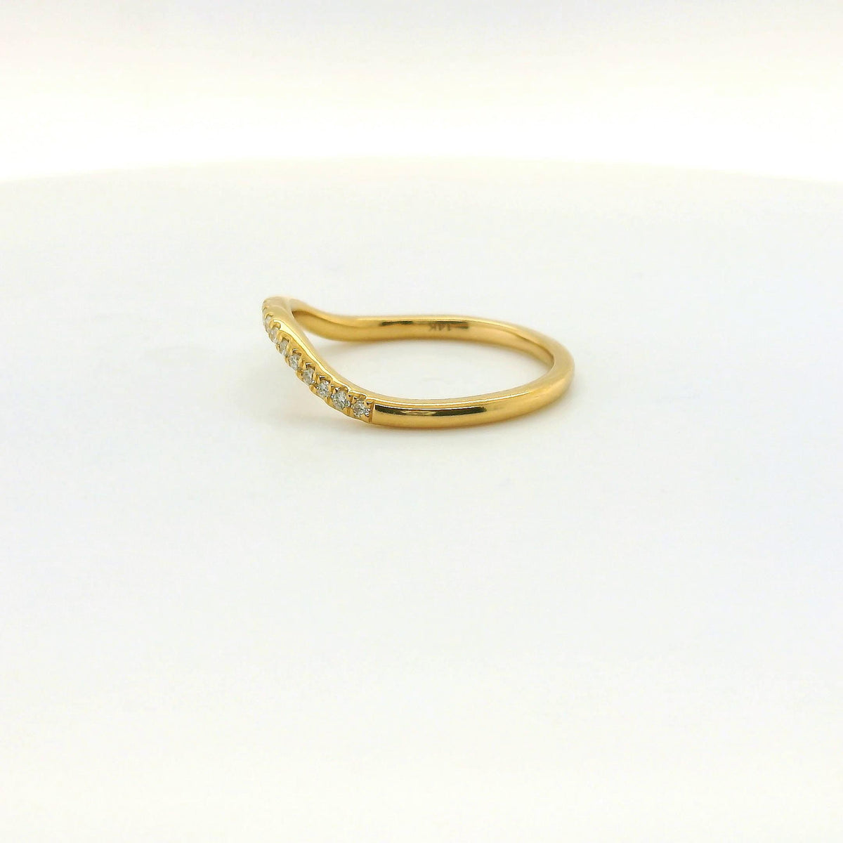 Perfect Love .13ct Lab Diamond Contour Band