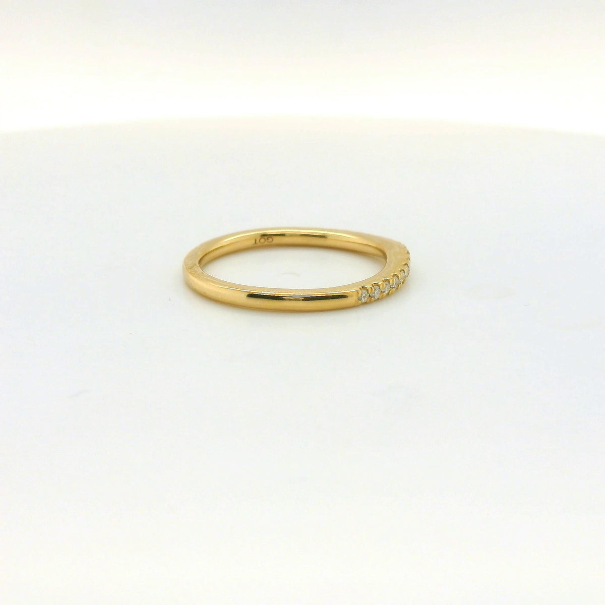 Perfect Love .13ct Lab Diamond Contour Band