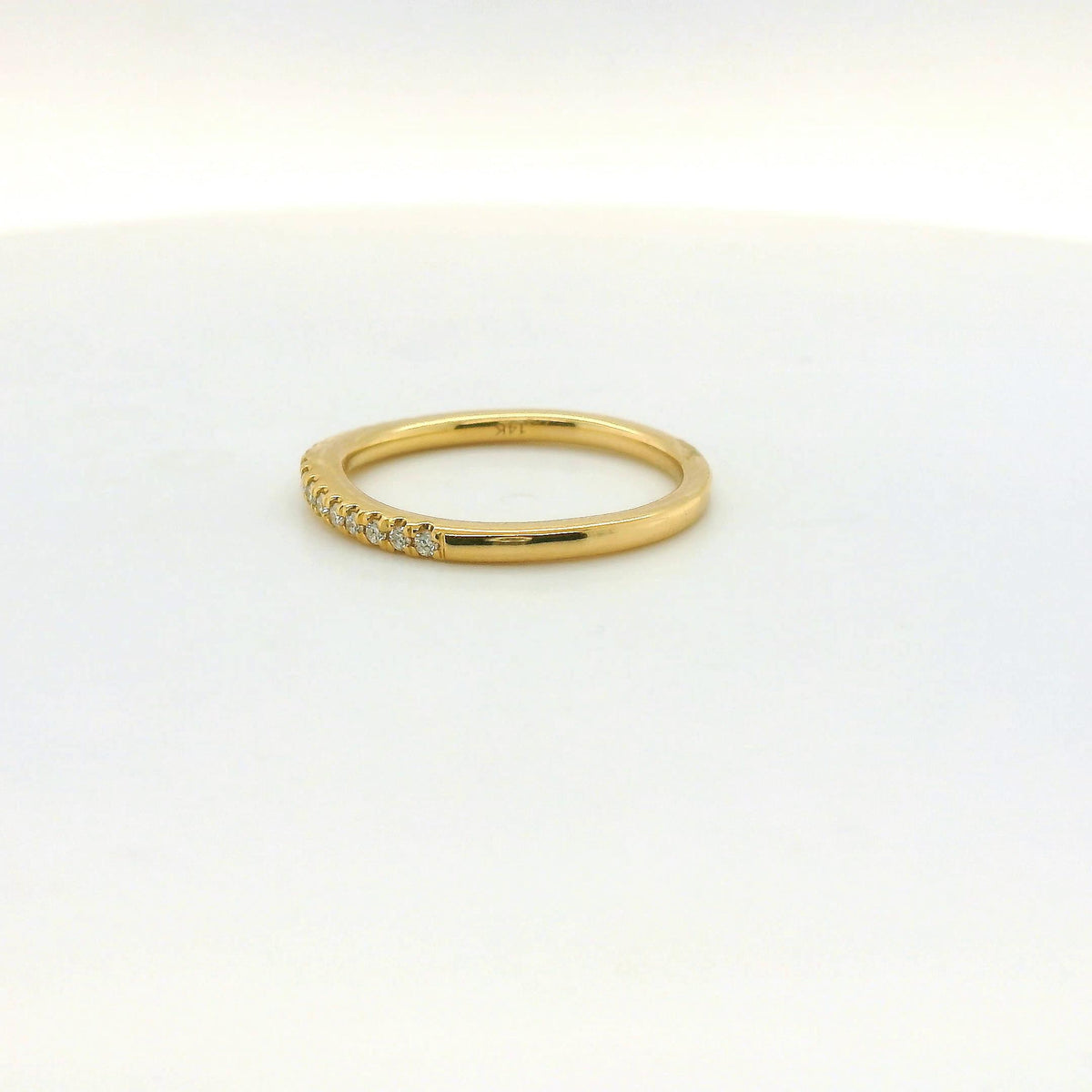 Perfect Love .13ct Lab Diamond Contour Band