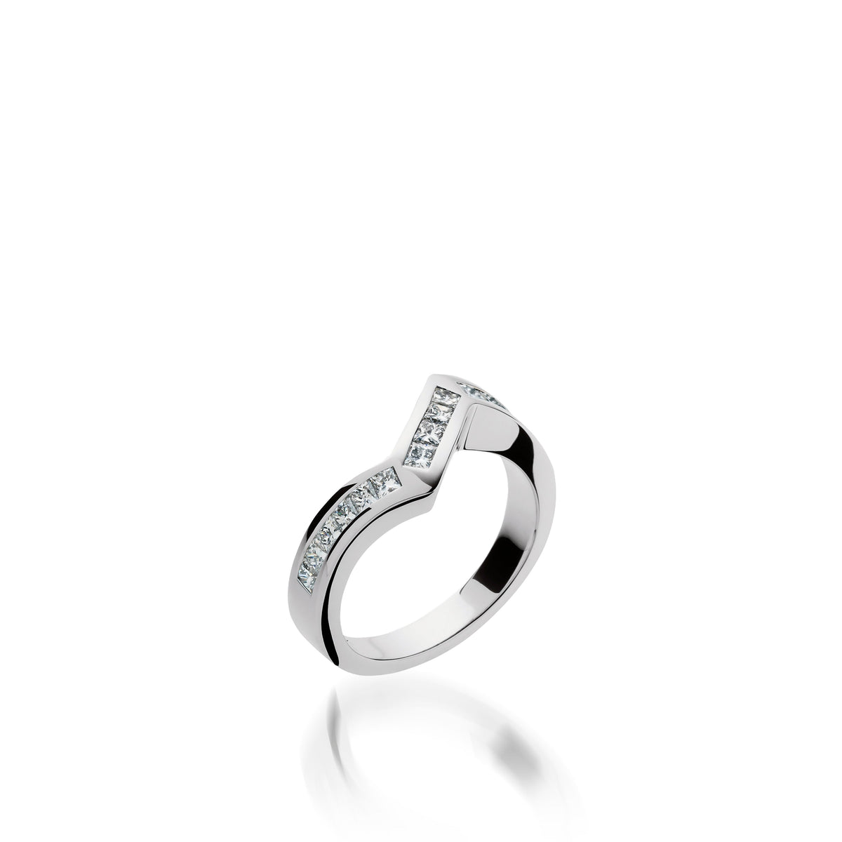 Intrigue Diamond Wedding Band