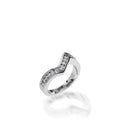 Intrigue Round Brilliant Diamond Wedding Band