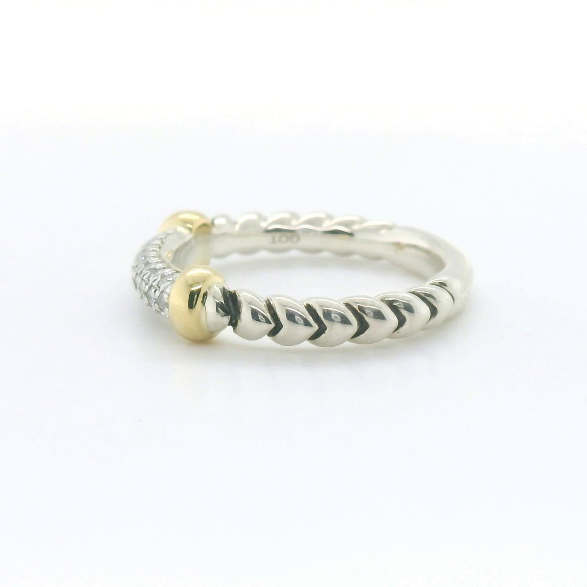 Perfect Love Two-Tone .20ct Diamond Ring