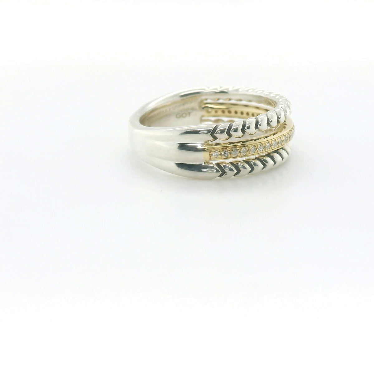 Perfect Love Two-Tone .10ct Diamond Ring