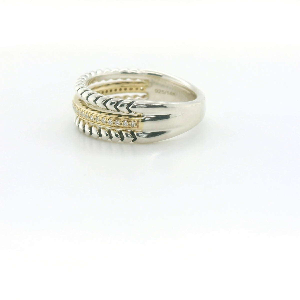Perfect Love Two-Tone .10ct Diamond Ring