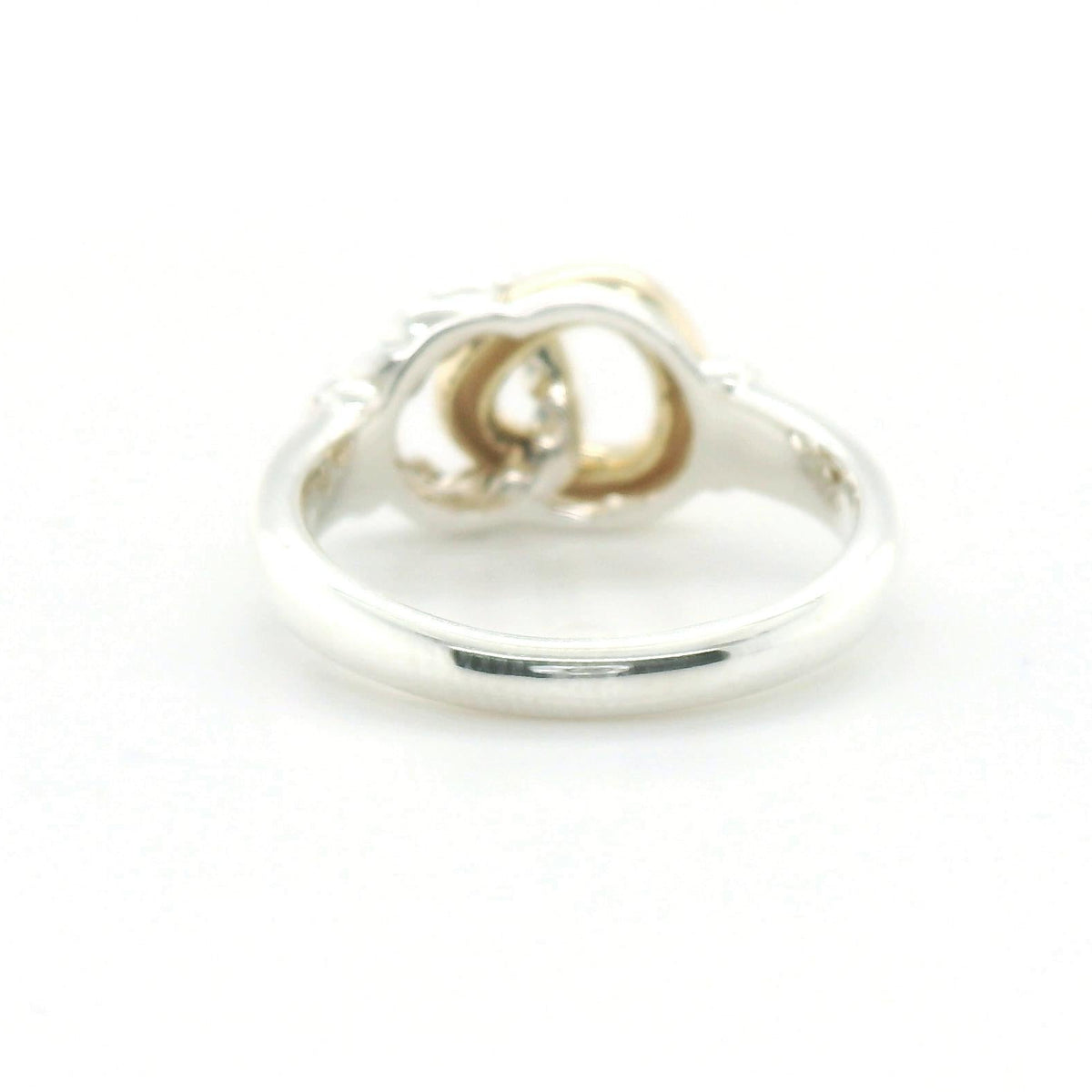 Perfect Love Interlocking Two-Tone Diamond Ring