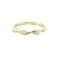 Perfect Love .14ct Marquise Diamond & Gold Ring