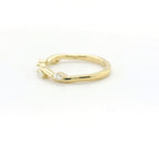 Perfect Love .14ct Marquise Diamond & Gold Ring