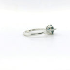 Chatham 1.60ct Lab Alexandrite & Diamond Ring