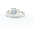 Chatham 0.88ct Lab Alexandrite & Diamond Ring