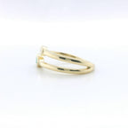Chatham .25ct Lab Emerald & Diamond Ring