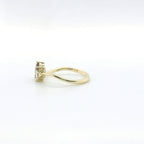 Chatham .58ct Lab Ruby & Diamond Ring