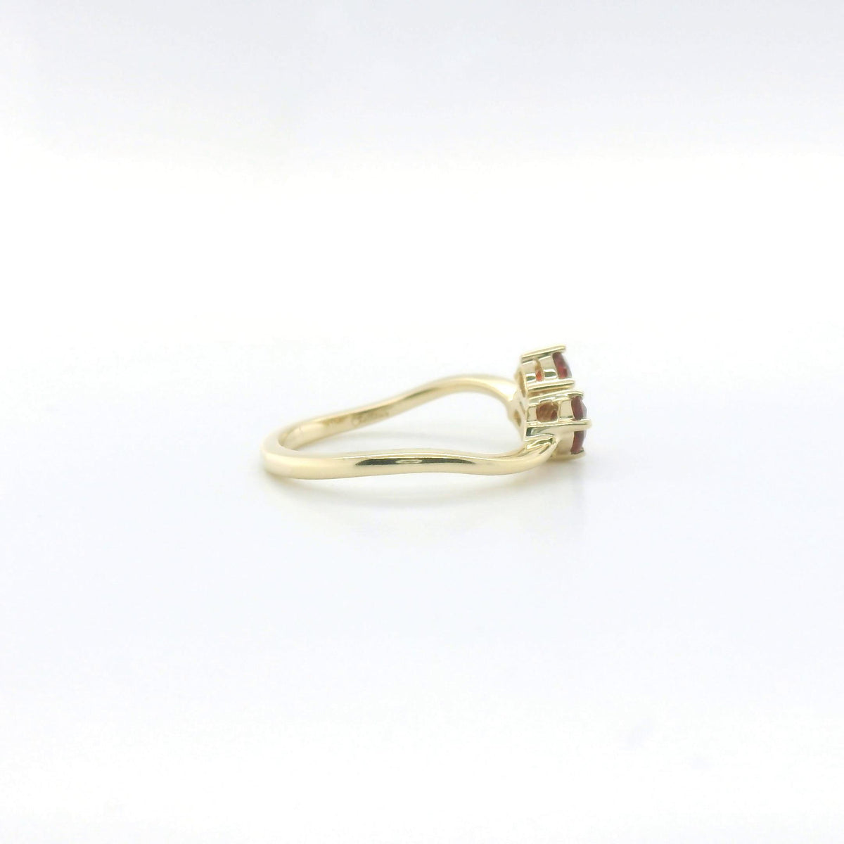 Chatham .58ct Lab Ruby & Diamond Ring