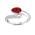 Chatham 1.17ct Ruby & Diamond Ring